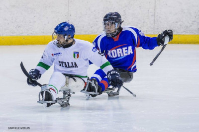 Mondiali di para ice hockey: Italia batte Corea del Sud 3-2